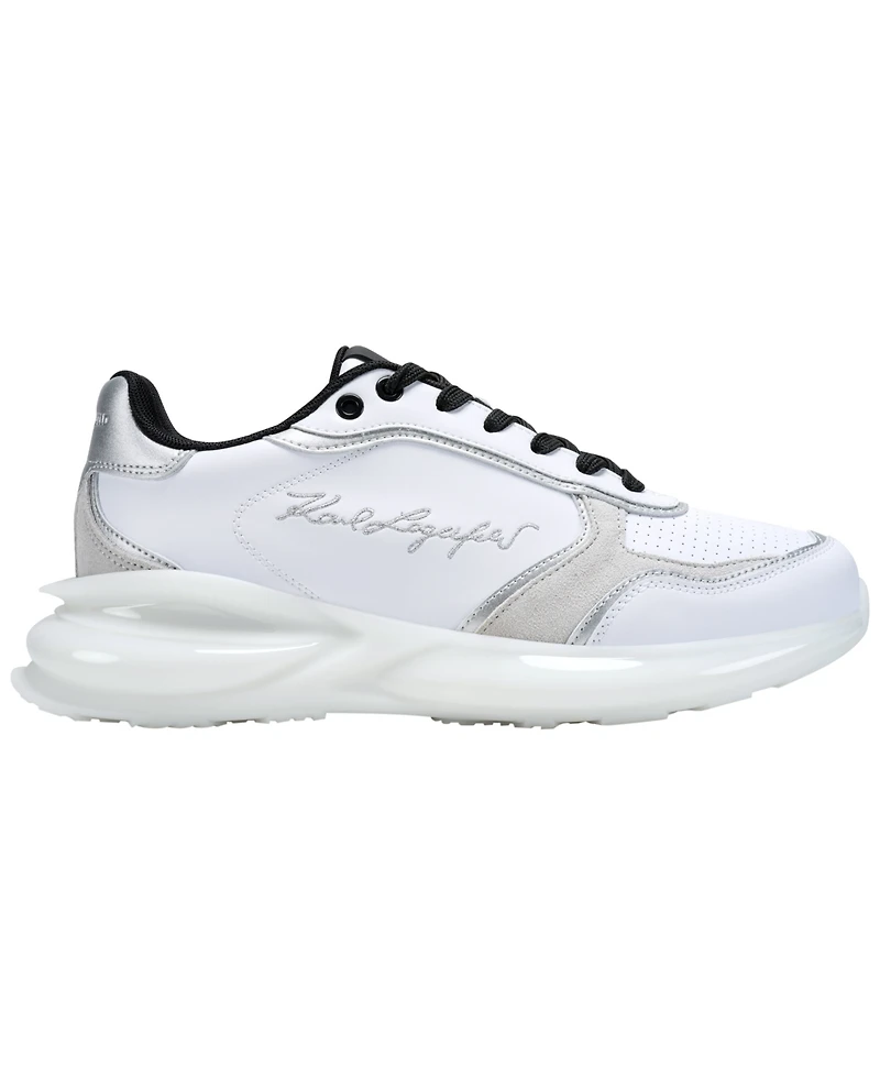 Karl Lagerfeld Men's Side Logo Embroidered Runner Gaetan Sneakers