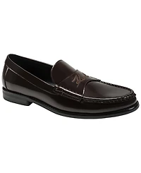 Karl Lagerfeld Men's Embroidered Logo Slip-On Loafers