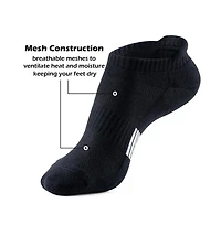 Gallery Seven Women's Ankle Socks 5-Pairs Cushioned and Breathable for Running Casual Wear