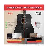 Pyle 41 Steel Strings Acoustic Guitar for Beginner and Adults