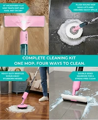 True & Tidy 4-in-1 Spray Mop Kit