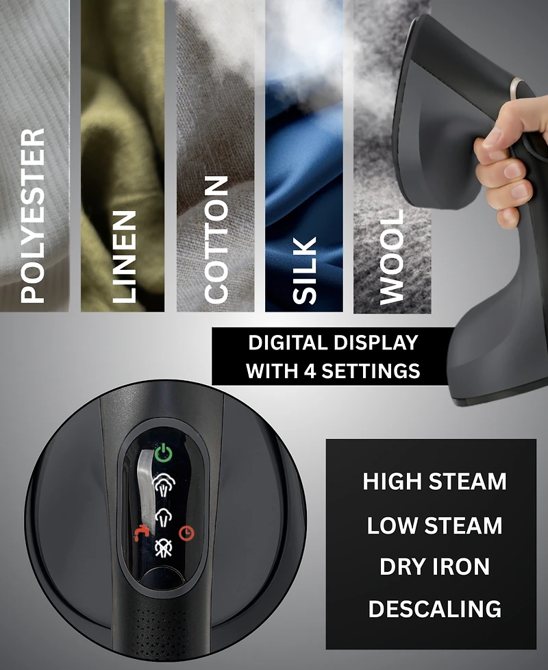 True & Tidy Duopress Xl Iron & Steamer