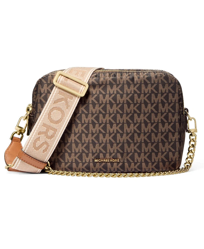 Michael Michael Kors Bryant Double Zipper Mini Chain Camera Crossbody Bag