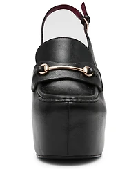 Steve Madden Women's Quinn High Platform Slingback Loafer Pumps