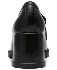 Steve Madden Women's Bettie Block Heel Tassel Loafer Pumps