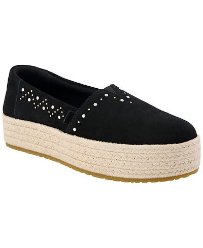 Toms Women's Valencia Platform Espadrille Slip-On Shoes