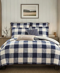 Levtex Home Highland Plaid Woven -Piece Duvet Cover Set