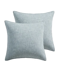 Levtex Home Pick-Stitch Artisan Cotton 2-Piece Sham Set, European