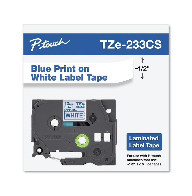 Brother P-Touch Laminated Removable Label Tapes