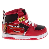 Disney Pixar Lightning Speed Cars Boys' High-Top Sneakers (Toddlers Sizes 5-10 / Little Kids 11)