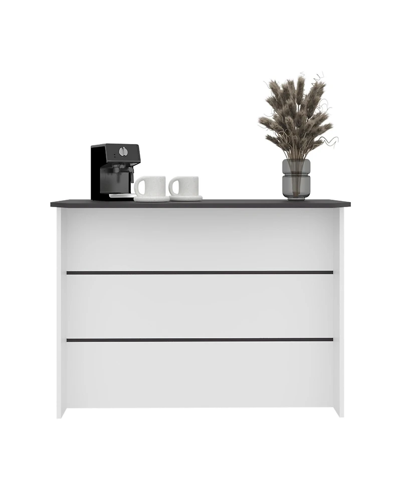 Fm Furniture Central kitchen island with modern design, ample storage space