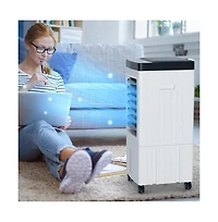 Topteng Portable Air Cooler Speed Evaporative Fan with Ice Crystals, Gal Tank & Remote for Bedroom