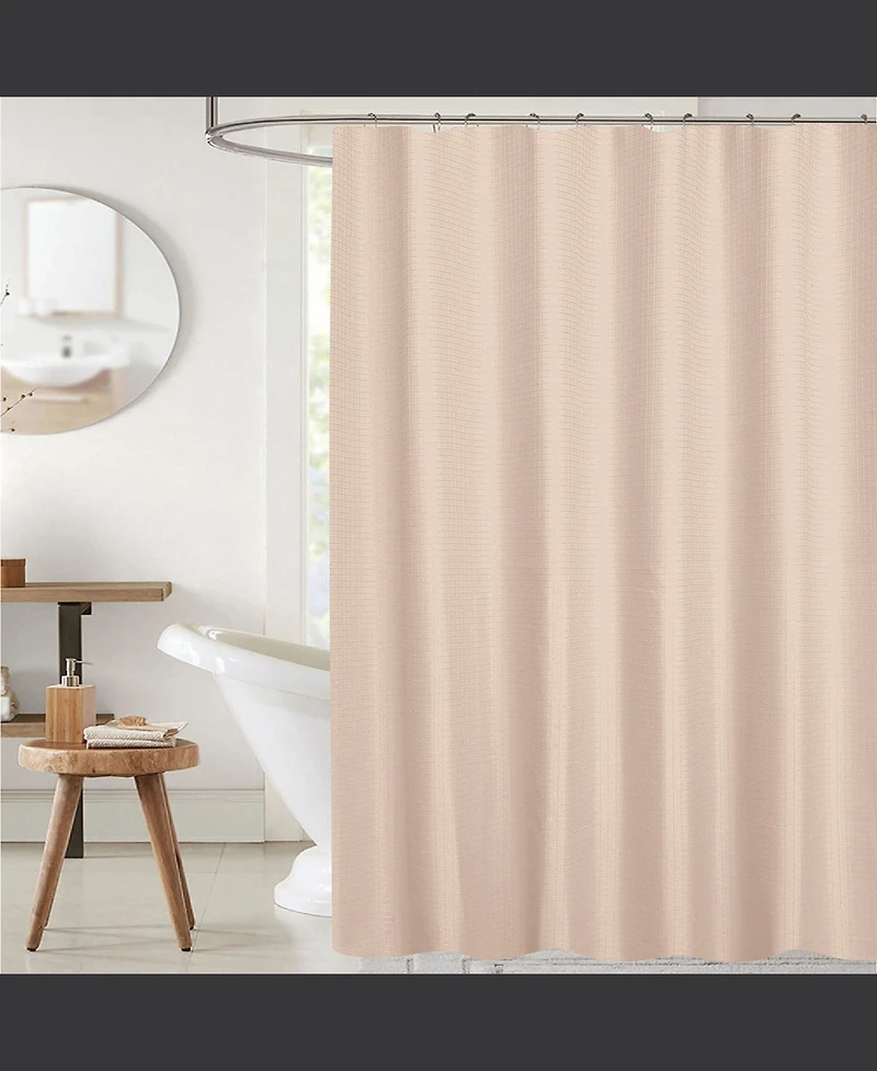 Rt Designer Collection Bliss Waffle Shower Curtain