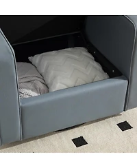 Streamdale Furniture Upholstered 360degree(s) Swivel Armchair with Hidden Storage
