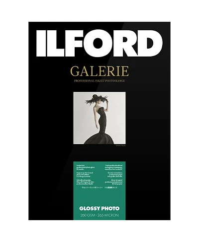 Ilford Galerie Prestige Glossy Photo Inkjet Paper, 260 gsm, 4x6", 100 Sheets