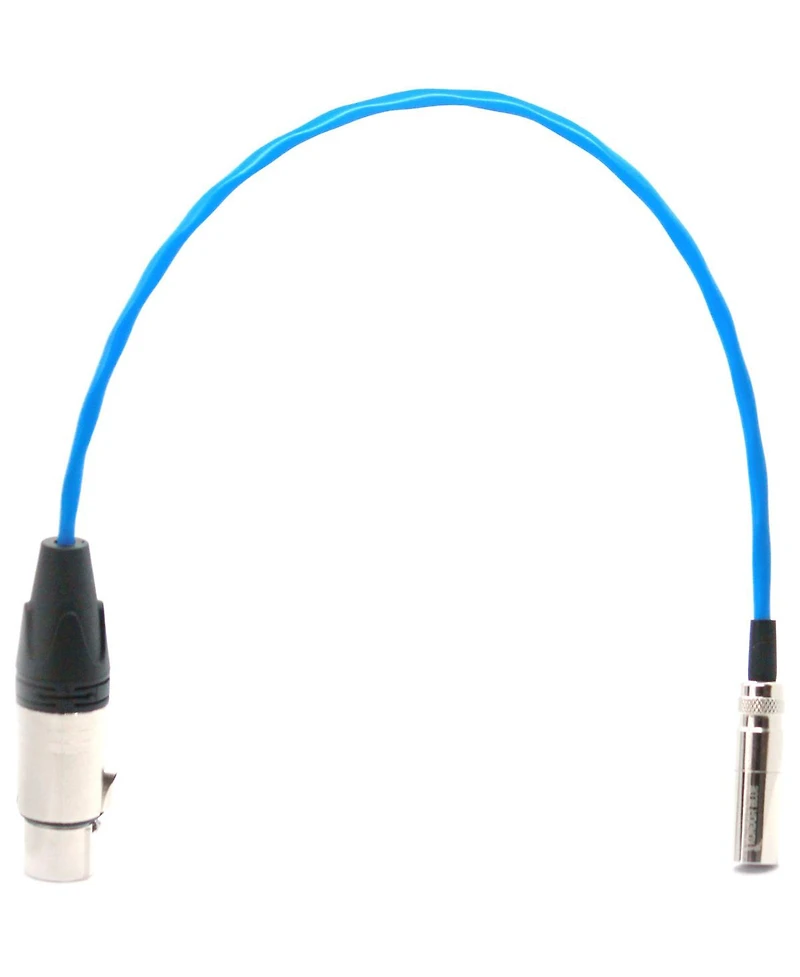 Kondor Blue 16" Mini Xlr Male to Xlr Female Audio Cable for Bmpcc 4K/6K Camera