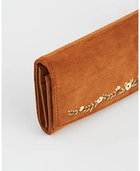 Fable England Women's Floral Embroidered Purse