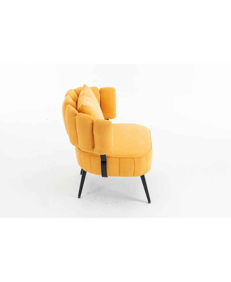 Streamdale Furniture Chenille Decorative Tub Armchair with Spring Seat Cushion