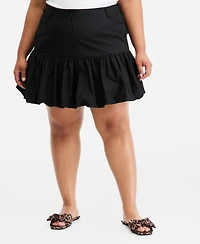 On 34th Trendy Plus High-Rise Drop-Waist Bubble-Hem Skirt, Macy's Exclusive