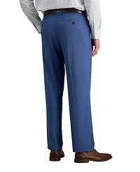 Jmh Men Premium Stretch Classic Fit Flat Front Suit Pant