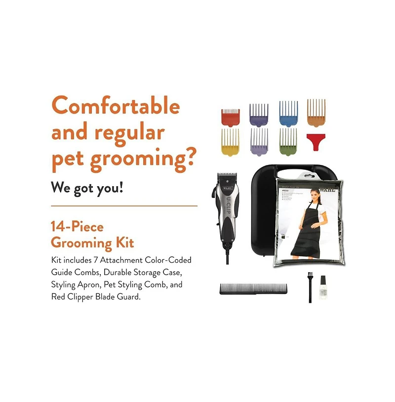 Wahl Pro Animal Deluxe U-Clip Dog and Cat Trimmer