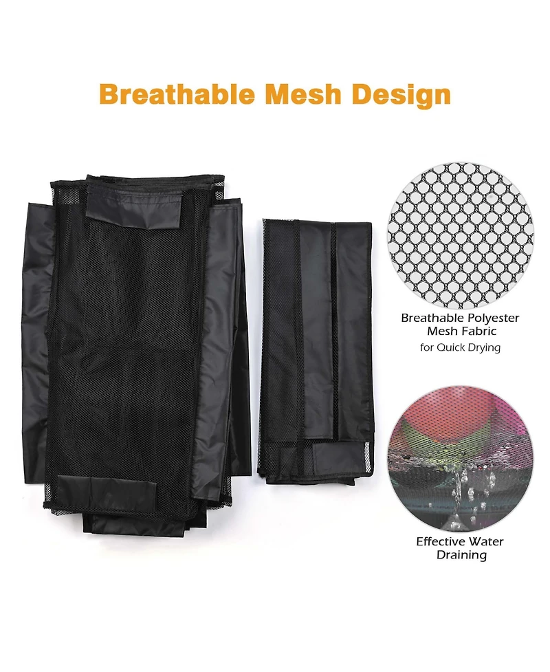Yescom Replacement Mesh Cover for Gallon Mesh Pool Storage Bin Wheels