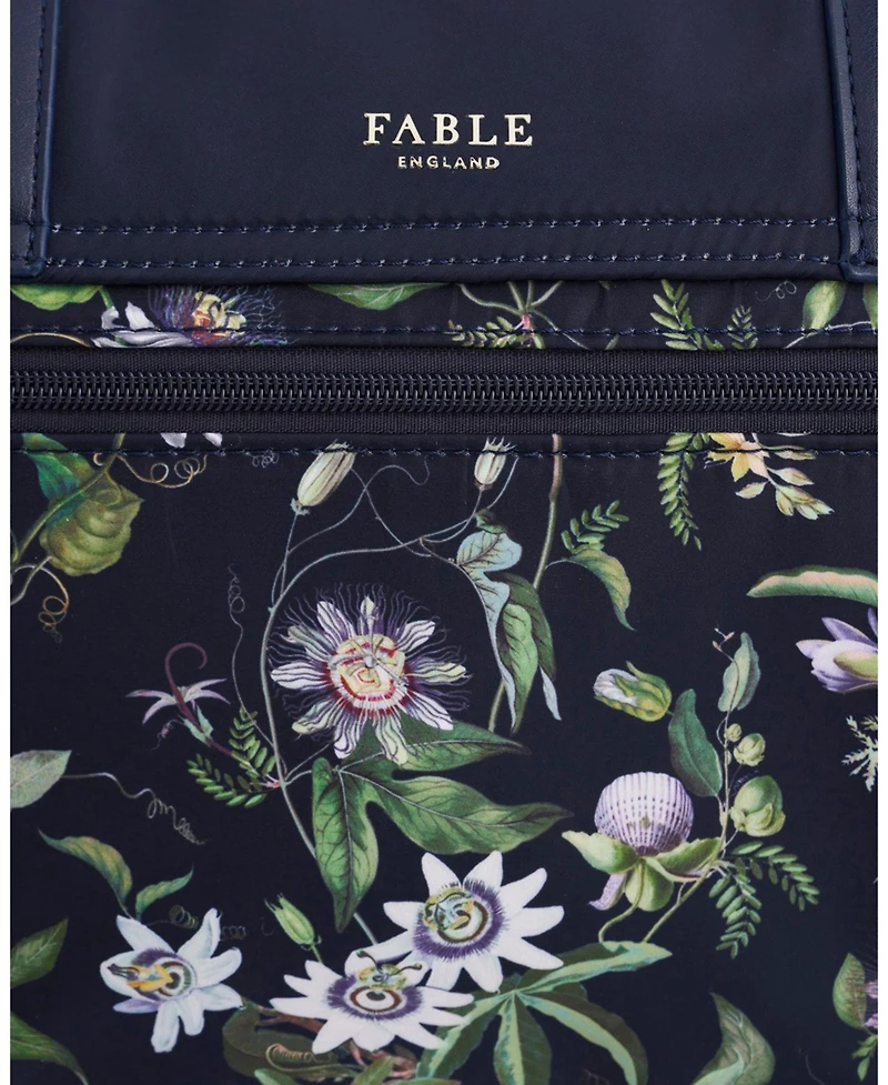 Fable England Women's Passion Flower Printed Satchel