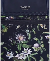 Fable England Women's Passion Flower Printed Satchel