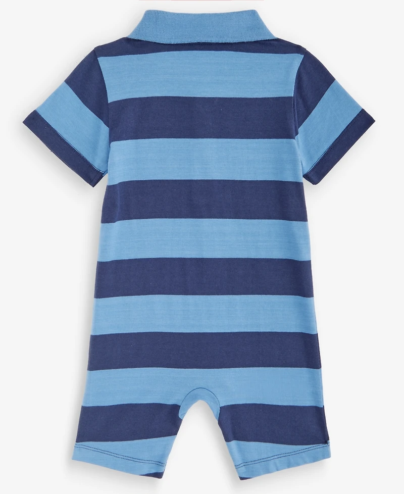 First Impressions Baby Boys' 0M-24M Rugby Stripe Cotton Sunsuit, Macy's Exclusive