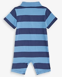 First Impressions Baby Boys' 0M-24M Rugby Stripe Cotton Sunsuit, Macy's Exclusive