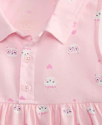 First Impressions Baby Girls' 0M-24M Striped Cat Skirted Sunsuit, Macy's Exclusive