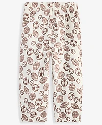 First Impressions Baby Boys' 3M-24M Mix & Match Sports-Print Fleece Jogger Pants, Macy's Exclusive
