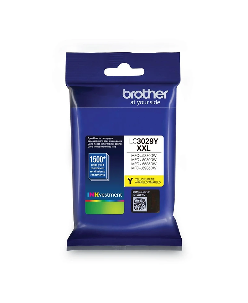 Brother LC30293PK INKvestment 1,500 Page-Yield Super High-Yield Ink - Cyan/Magenta/Yellow (3/Pack