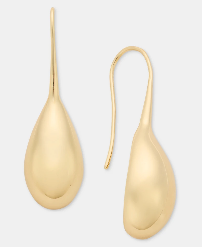 Dkny Puffy Teardrop Threader Earrings