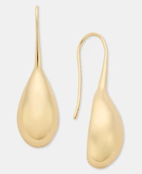 Dkny Puffy Teardrop Threader Earrings
