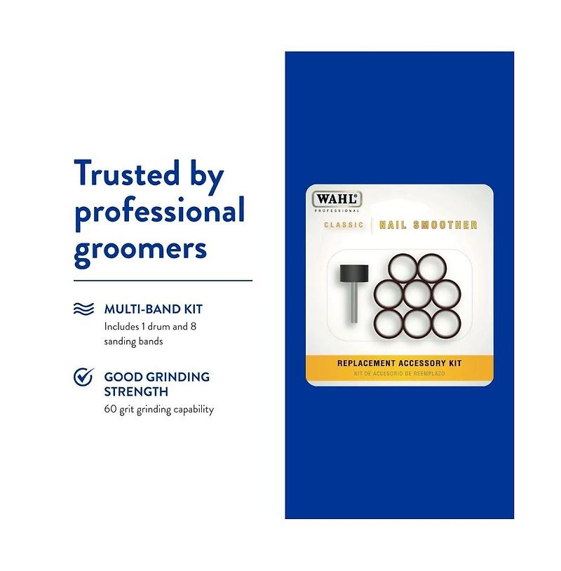 Wahl Professional Animal Classic Nail Smoother Replacement Kit