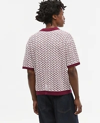 Mode of One Men's Leo Short-Sleeve Polo Sweater, Macy's Exclusive