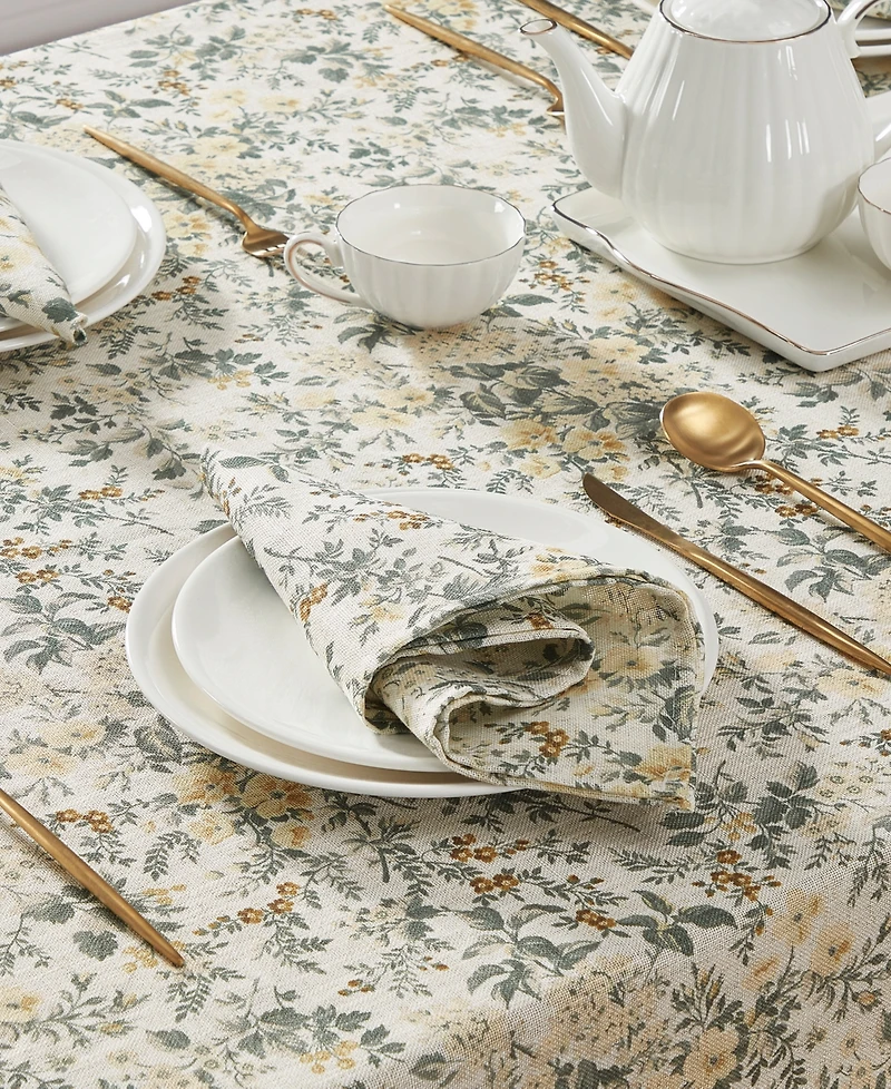 Laura Ashley, Linen Blend Country Napkins, Set of 6