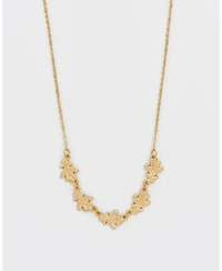 Fable England Oak Leaf Gold Choker