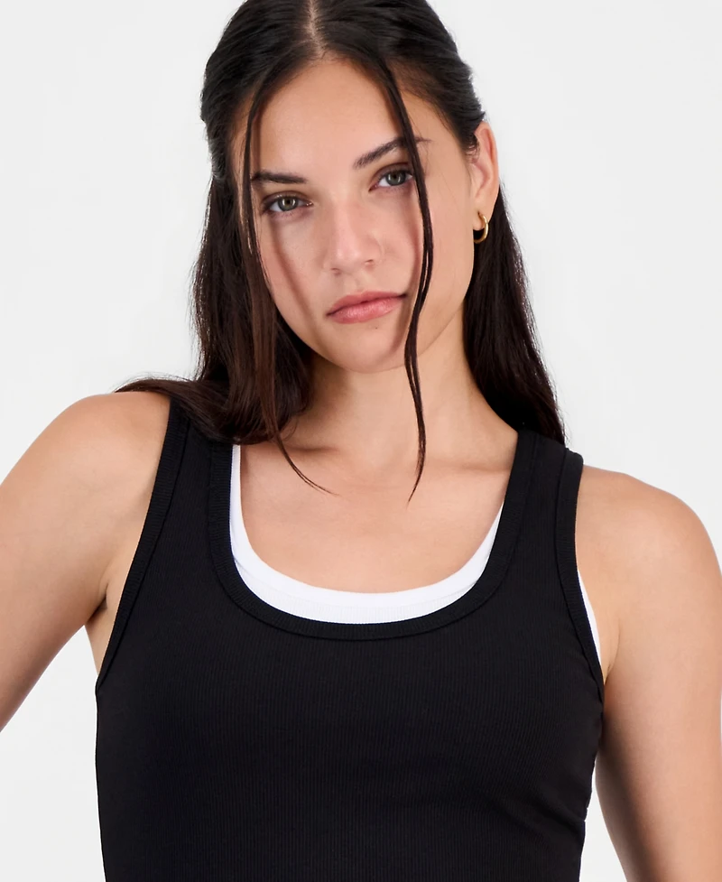 Madden Girl Juniors' Layered-Look Tank Top