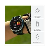 Garmin Approach J1 Aluminum Bezel with ComfortFit Fabric Band