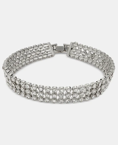 Givenchy Pave Triple Row Flex Bracelet