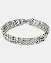 Givenchy Pave Triple Row Flex Bracelet