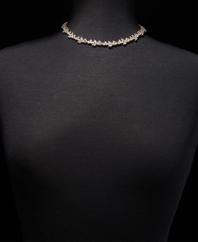 Givenchy Cubic Zirconia Collar Necklace, 16" + 3" extender