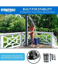 Swimline HydroTools Niagara Rainfall 7 Foot Adjustable Outdoor Solar Shower