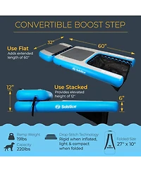 Solstice Original Inflatable Pup Plank Dog Float Floating Ramp Ladder for Pools