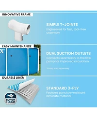 Intex 28210EH 12 Foot x 30 Inch Above Ground Swimming Pool (Pump Not Included)