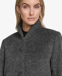 Andrew Marc Women's Piper Button Front Wool Blend Jacket