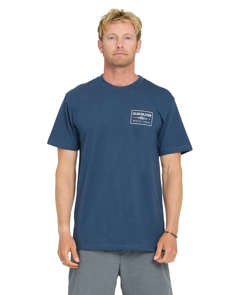 Quiksilver Men's Classic Graphic Short-Sleeve Cotton T-Shirt