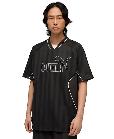 Puma Men's Sport Stripe V-Neck Jersey